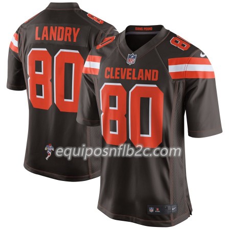 Camiseta Hombre NFL Cleveland Browns Jarvis Landry 80 Nike Marrón
